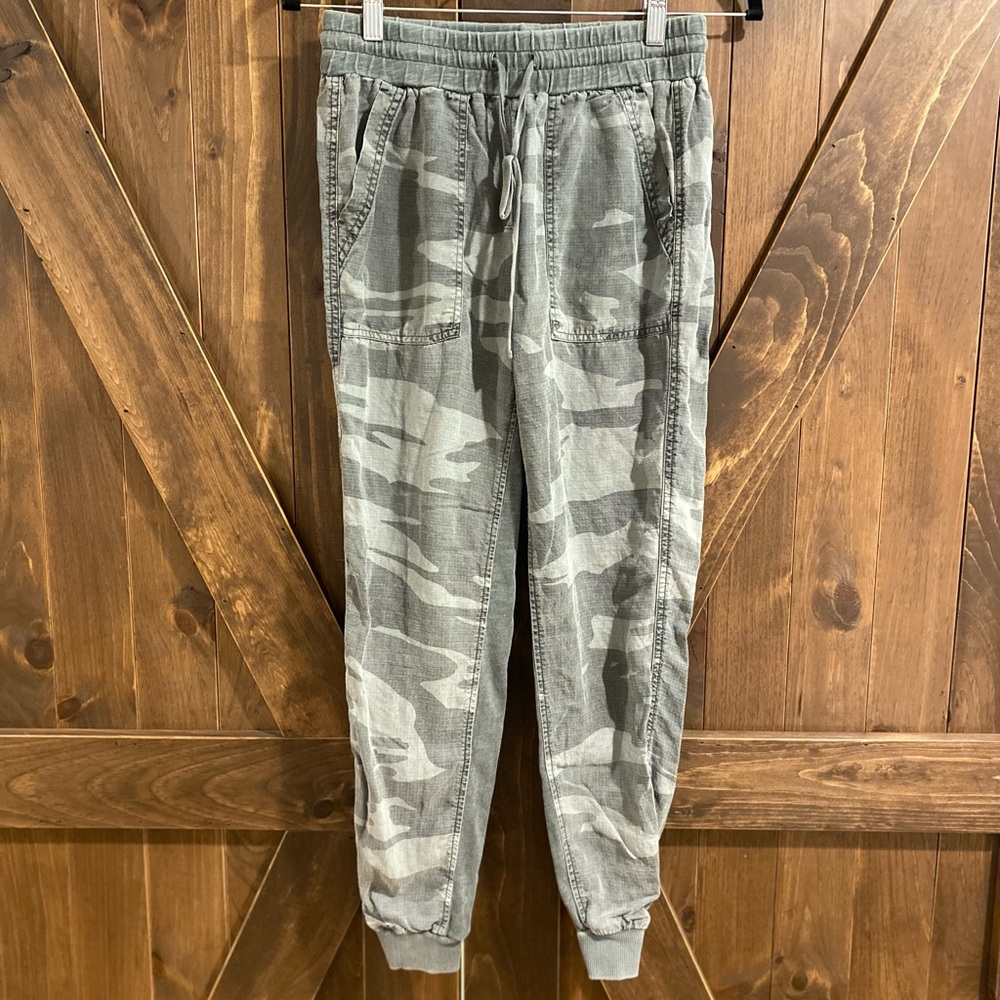 Splendid Camo Denim Joggers